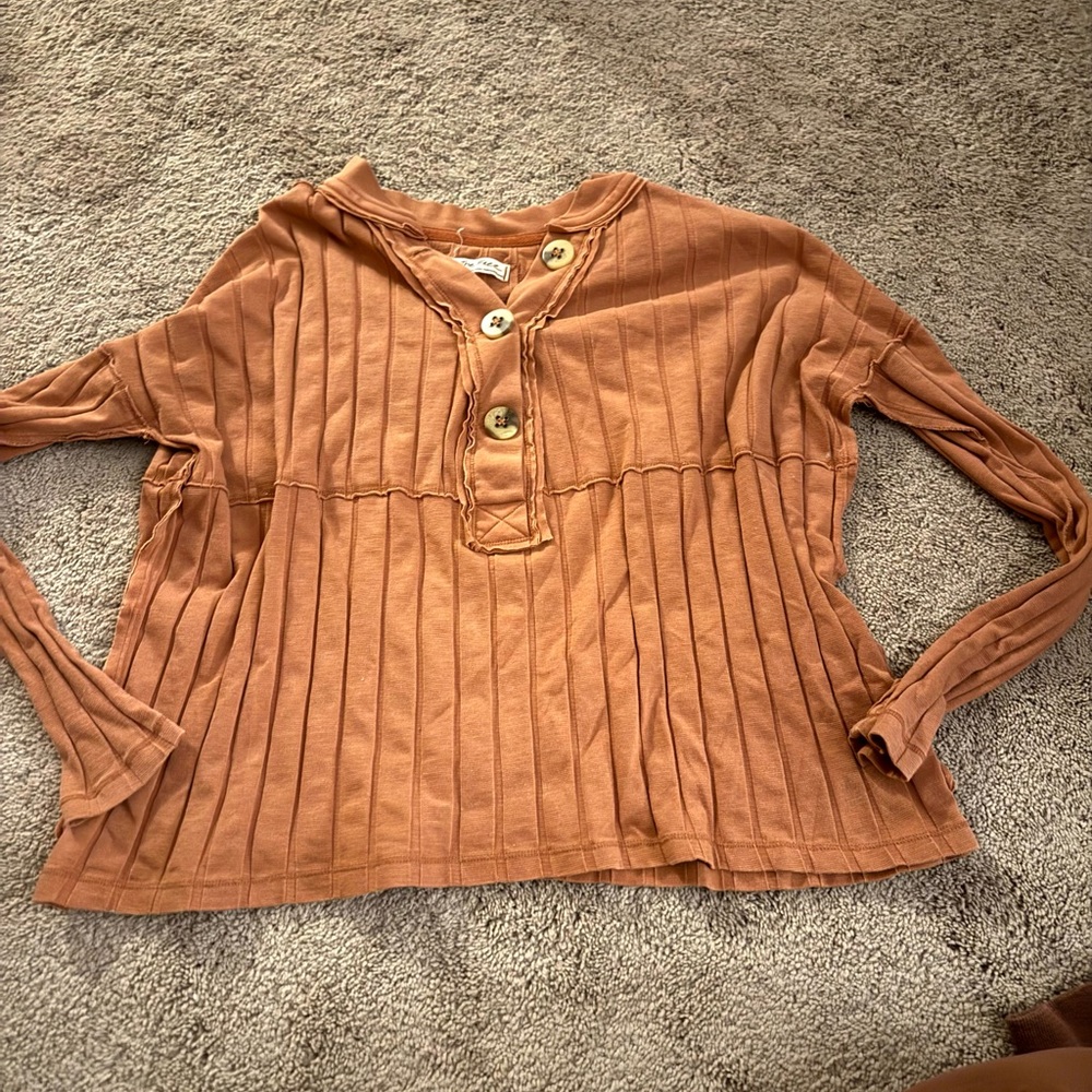 Free People We The Free In The Mix Henley Top Size extra Small